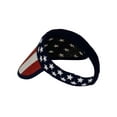 thumbnail image 2 of Top Headwear USA America Flag Star Vintage Visor - Light, 2 of 4