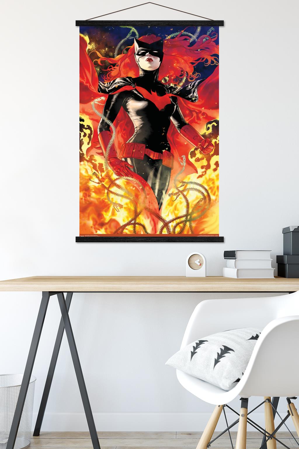 DC Comics - Batwoman - Batwoman #17 Wall Poster with Wooden Magnetic Frame, 22.375" x 34"