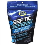 Zep Septi-Pak Series ZSTP2 Septic System Treatment, Solid, Brown, Mild, 4 oz Pouch