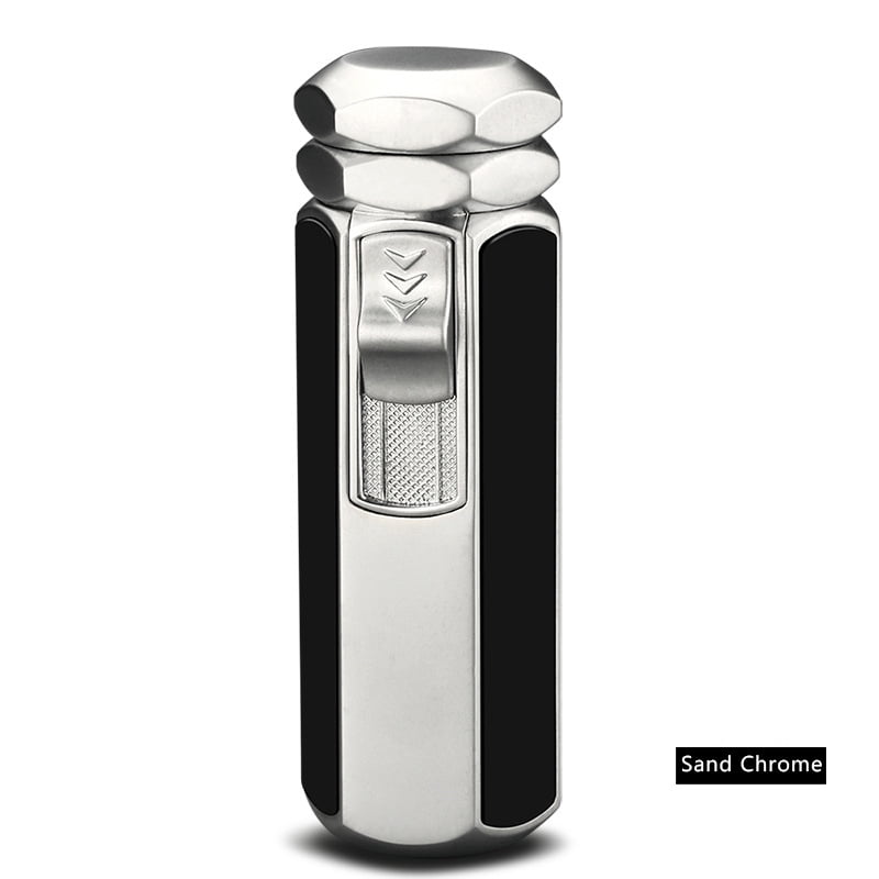 Cigar Lighter Adjustable Quadruple Jet Flame Torch Lighter Pen Jet Cigar New -