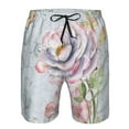 thumbnail image 4 of Disketp Men'S Swim Trunks Hawaiian Breathable Surf Beach Swimsuits Mesh Lining Beach Shorts With Pockets-Vintage Rose, 4 of 9