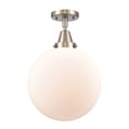 thumbnail image 5 of Innovations Lighting  Caden Beacon - 1 Light 12" Flush Mount Antique Brass/Clear, 5 of 5