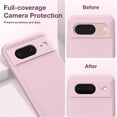 thumbnail image 2 of KOMI for Google Pixel 8 Case, Liquid Silicone Case with 2X Screen Protectors, Full Body Protective Cover, Shockproof, Slim Phone Case, Anti-Scratch Soft Microfiber Lining 6.2", Hot Pink, 2 of 5