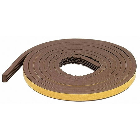 Weatherstrip,Brown,Length 10 ft.