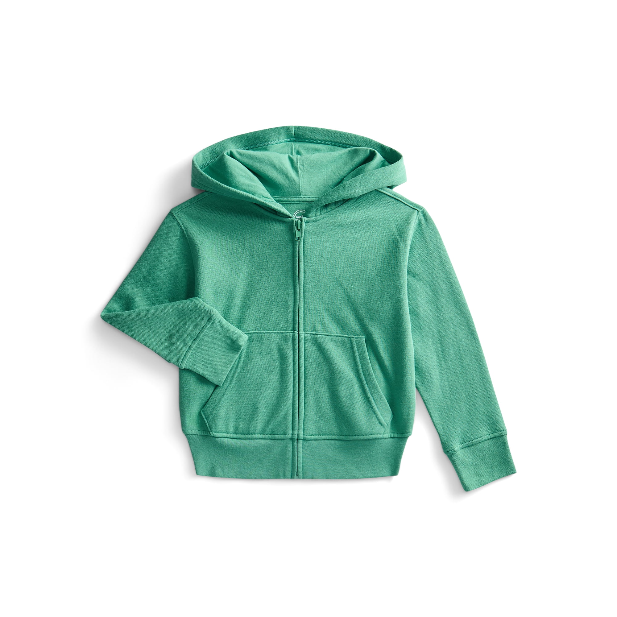 Wonder Nation Kids Full Zip Fleece Hoodie, Sizes 4-18 & Husky