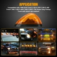 thumbnail image 6 of 5Pcs Amber LED Roof Top Truck SUV Cab Marker Running Clearance Lights Set Kit For Ford F150 F250 F350 For 4x4 Off-Road SUV, 6 of 8