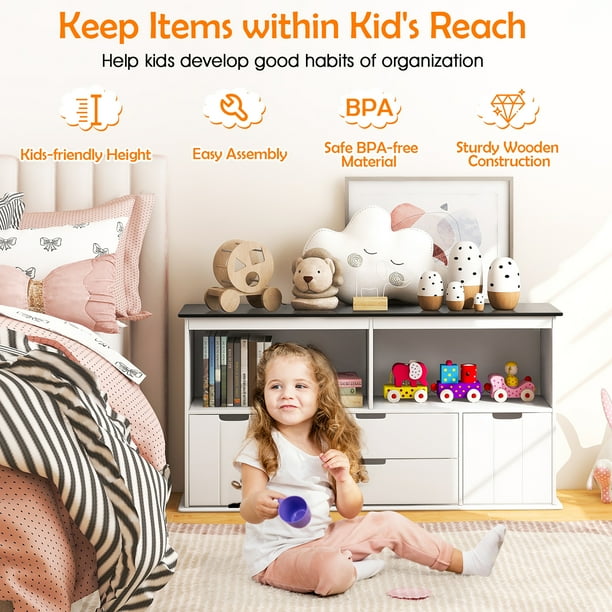 Kid safe top tv stand