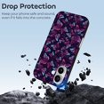 thumbnail image 3 of Compatible with Iphone 16 Case - Cute Soft Purple Butterfly Silicone Case Compatible with Iphone 16 Phone Case for Women Men, 3 of 6