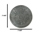 thumbnail image 2 of Celtic Trinity Triquetra Knot With Wicca Symbols Wheel of The Year Wall Plaque, 2 of 10