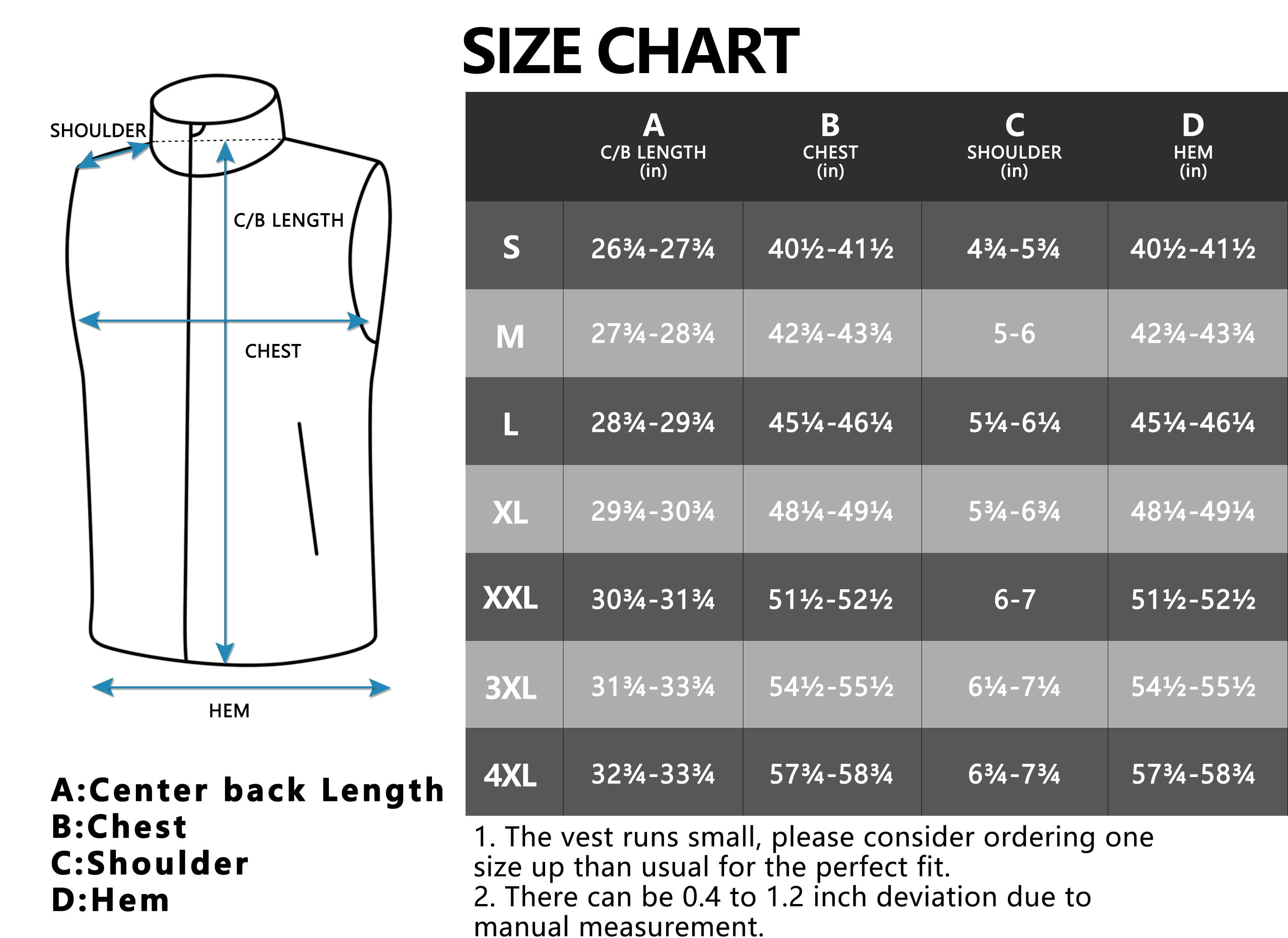 Little Donkey Andy Men's Lightweight Softshell Vest Windproof Sleeveless Jacket for Travel Hiking Running Golf Size L