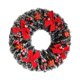thumbnail image 2 of Corona colgante,Corona navideña para puerta delantera,corona artificial,Corona colgante para decoración navideña de puerta y ventana,Corona de Navidad Corona de Navidad de invierno Macarena Corona colgante, 2 of 8