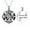 Silver-Engraved, variant on Memorial Jewelry Firefighter Fire Dept Round Cremation Pendant Cremation Jewelry for Ashes