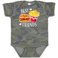 thumbnail image 3 of Inktastic Best Friends Burger and Fries Boys or Girls Baby Bodysuit, 3 of 5