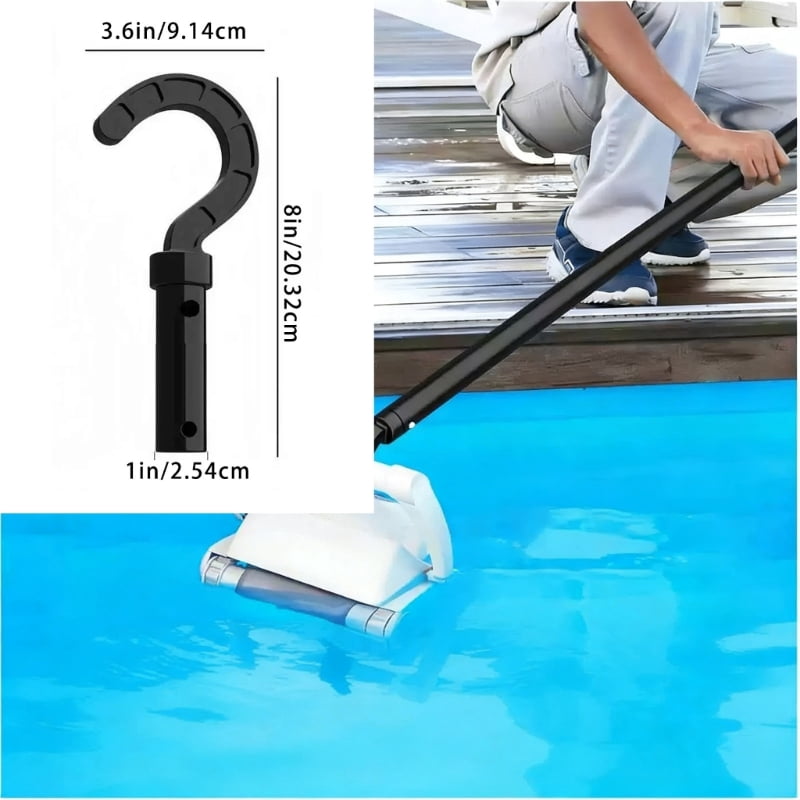 Zecic Multipurpose Pool Robot Hook Collection With Removable Handle And Brush