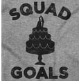 thumbnail image 2 of Squad Goals Wedding Cake Humor Unisex Plus Fleece Graphic Hoodie Brisco Brands 3X, 2 of 5