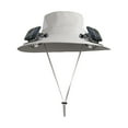 thumbnail image 6 of Darzheoy Outdoor Wide Brim Sun Hat with Solar Fan, Solar & USB Charging, Outdoor Fishing Hat, Hat with 2 Fan, Solar Fan Hat, 3 Speed Adjustable, 6 of 7