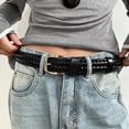 thumbnail image 2 of TAZAG men's business genuine leather belt hand-woven belt, 2 of 2