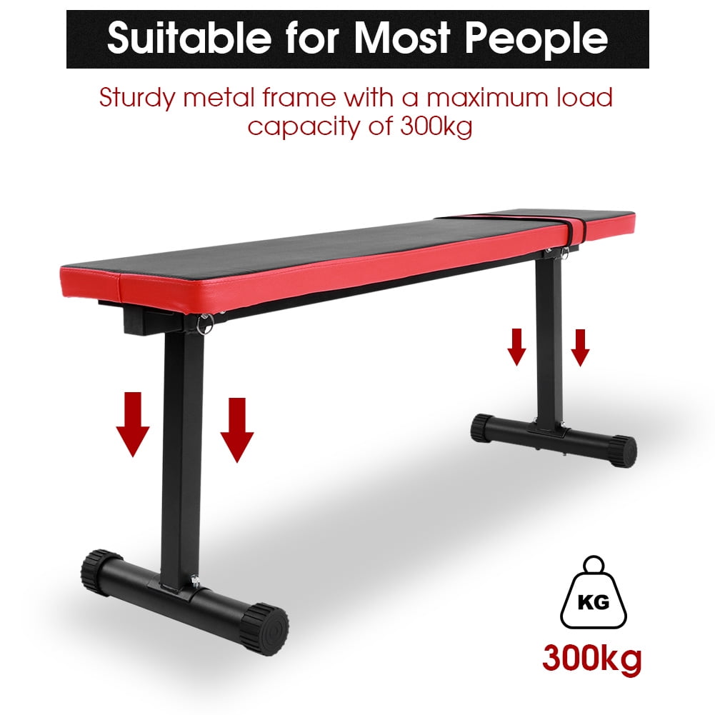 Buy Zyyini Flat Weight Bench 300KG Capacity Workout Exercise Fitness