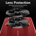 thumbnail image 6 of Compatible with OnePlus Open with Stylus & Stylus Holder, Hinge Protective Oil-Proof Full Body Protection Tempered Glass Screen Protector Anti-scratch Folding Case for OnePlus Open, Red, 6 of 8