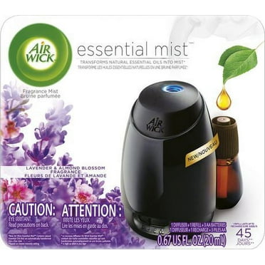 Air Wick Essential Mist Starter Kit Lavender and Almond Blossom (Pack of 14)