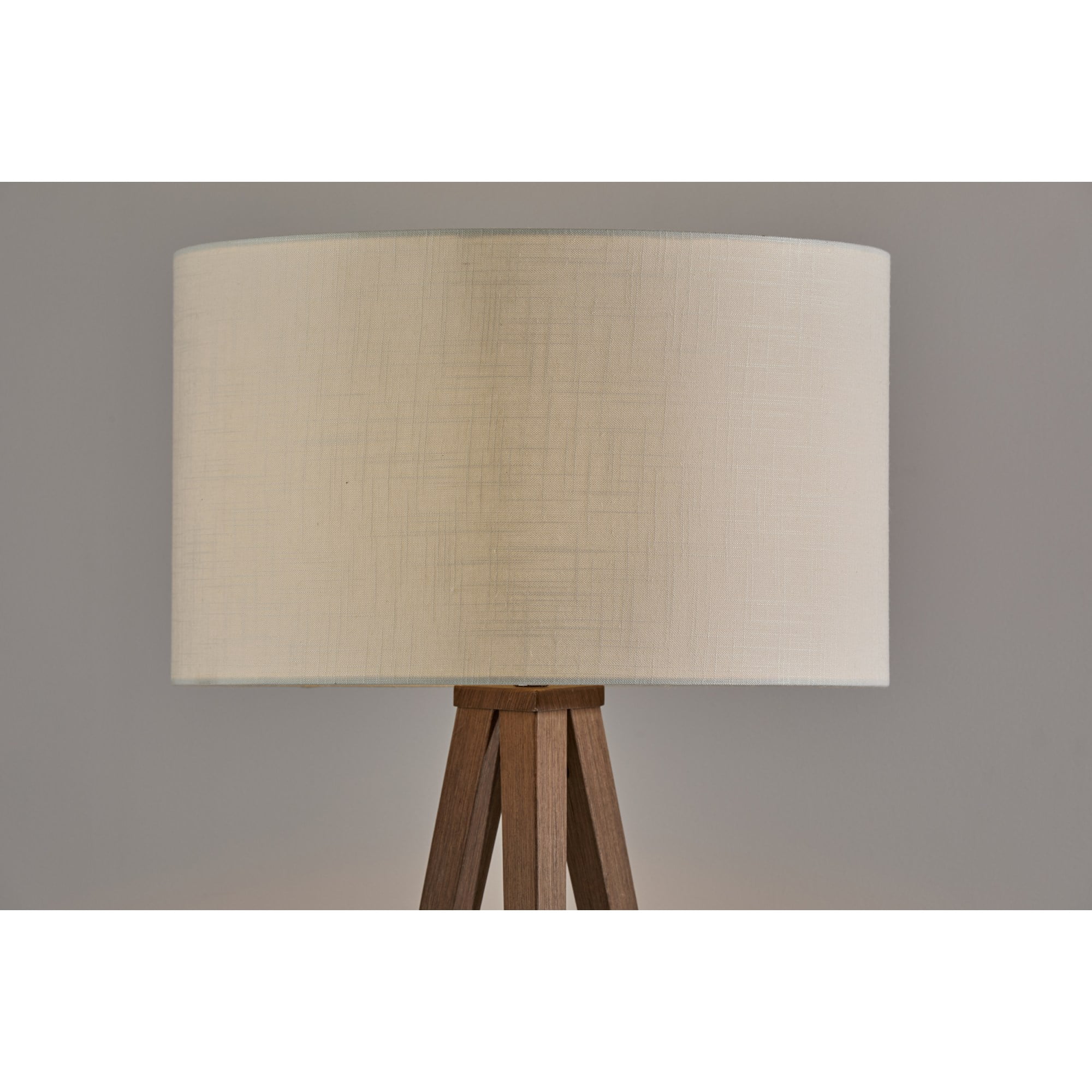 Adesso Director 60.25" Modern 3-Way Wood Tripod Floor Lamp