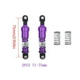 thumbnail image 3 of mmirethe 2piece Aluminium Big Bore Shocks Oil Damper For 1/10 RC Crawler LCG Cheater Rigs SCX10 TRX4 Front Rear Shock Absorber Purple 1, 3 of 6