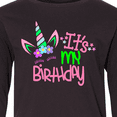 thumbnail image 4 of Inktastic It's My Birthday Unicorn Long Sleeve Youth T-Shirt, 4 of 5