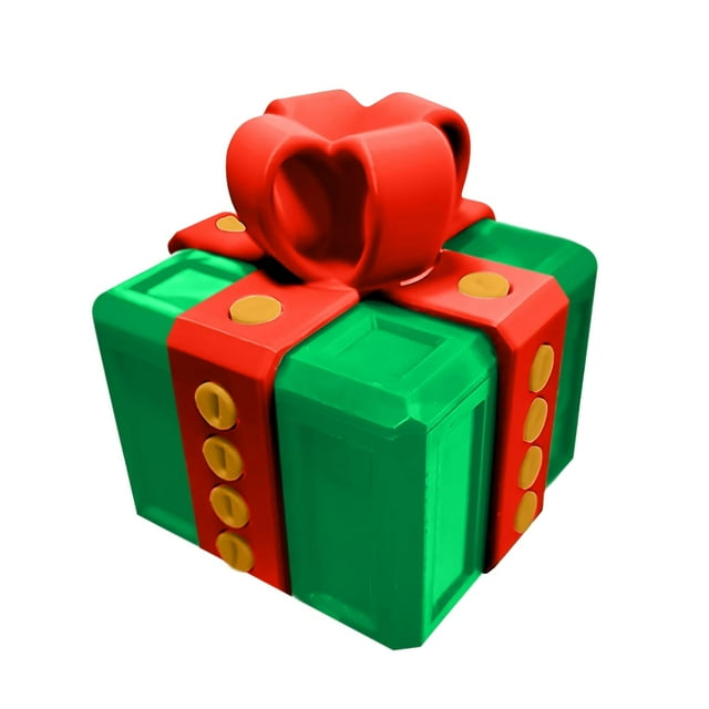 Christmas Gift Box With Storage Function 8 cm Plastic Puzzle Box for Holiday Pranks 4 Color Options