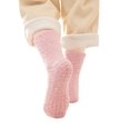 thumbnail image 3 of CPNG CPNG Kid Girls Fuzzy Socks Solid Color Coral Fleece Non Slip Floor Socks Comfy Fluffy Lined and Thickened Short Warm and Lint Free Autumn Winter Socks, 3 of 7