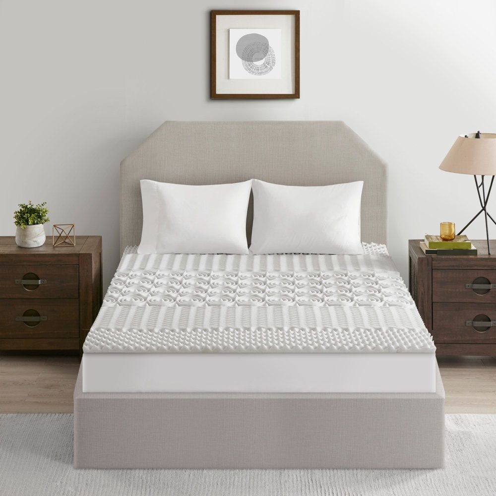 Sleep Philosophy Flexapedic by Graphite Grey 1.5inch 5zone Reversible