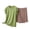 Brown, variant on Bxsruta Womens Pajama Set Crew Neck Short Sleeve Sleepwear Casual Loungewear Shorts Outfit