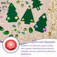 thumbnail image 4 of Loose Sequins 4000 Pcs 5MM Silver Backed Cup Embroidery Sequins Spangles for Jewelry Making Crafts Sewing, Red, 4 of 6