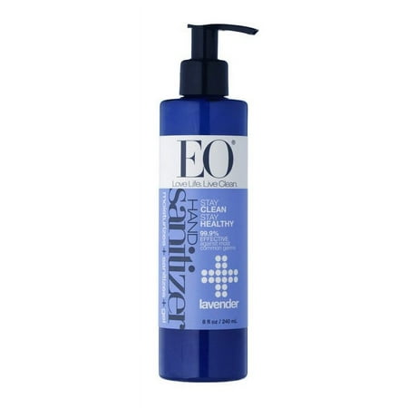 EO Hand Sanitizer Gel  Lavender  8 Fl Oz