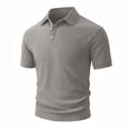 thumbnail image 2 of Kalauyu Mens Summer Shirts Short Sleeve Collared Shirt for Athletic Golf Work, 2 of 7