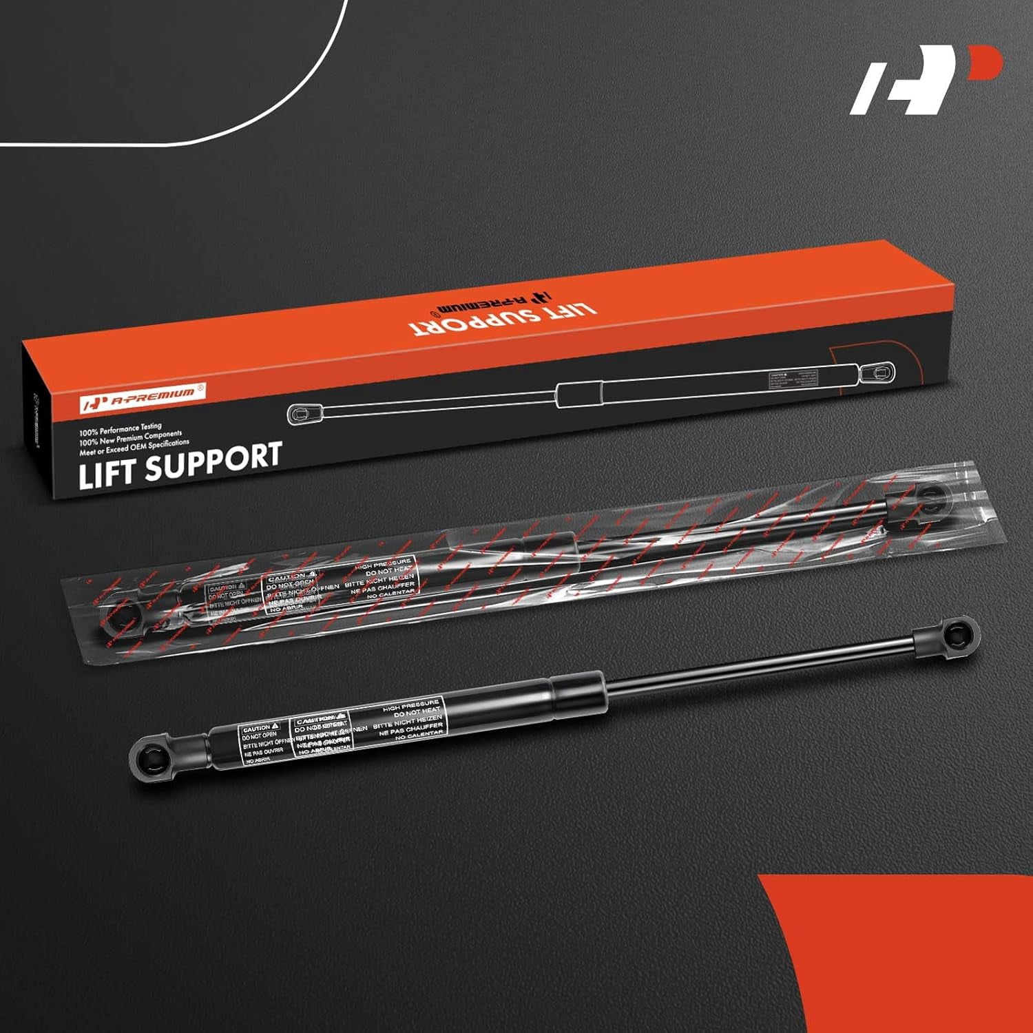 A-Premium Hood Bonnet Lift Supports Shock Struts Replacement for Lexus IS250 IS300 2005-2013 IS350 ISF 2-PC Set