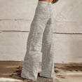 thumbnail image 6 of kaondbfi Women's Style Wide Leg Pants Women's Casual Pants Printed Pants Summer Casual Pants for Women, 6 of 9