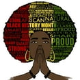 thumbnail image 2 of Prime, Marcus 12x12 Black Ornate Wood Framed with Double Matting Museum Art Print Titled - Black History Pride, 2 of 4