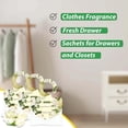thumbnail image 4 of 15 Packs Scented Sachets Bag for Drawers and Closets, Air Freshener Home Fragrance Sachet, Long-Lasting Hanging Closet Deodorizer Smell Goods House (English Pear & Freesia), 4 of 4