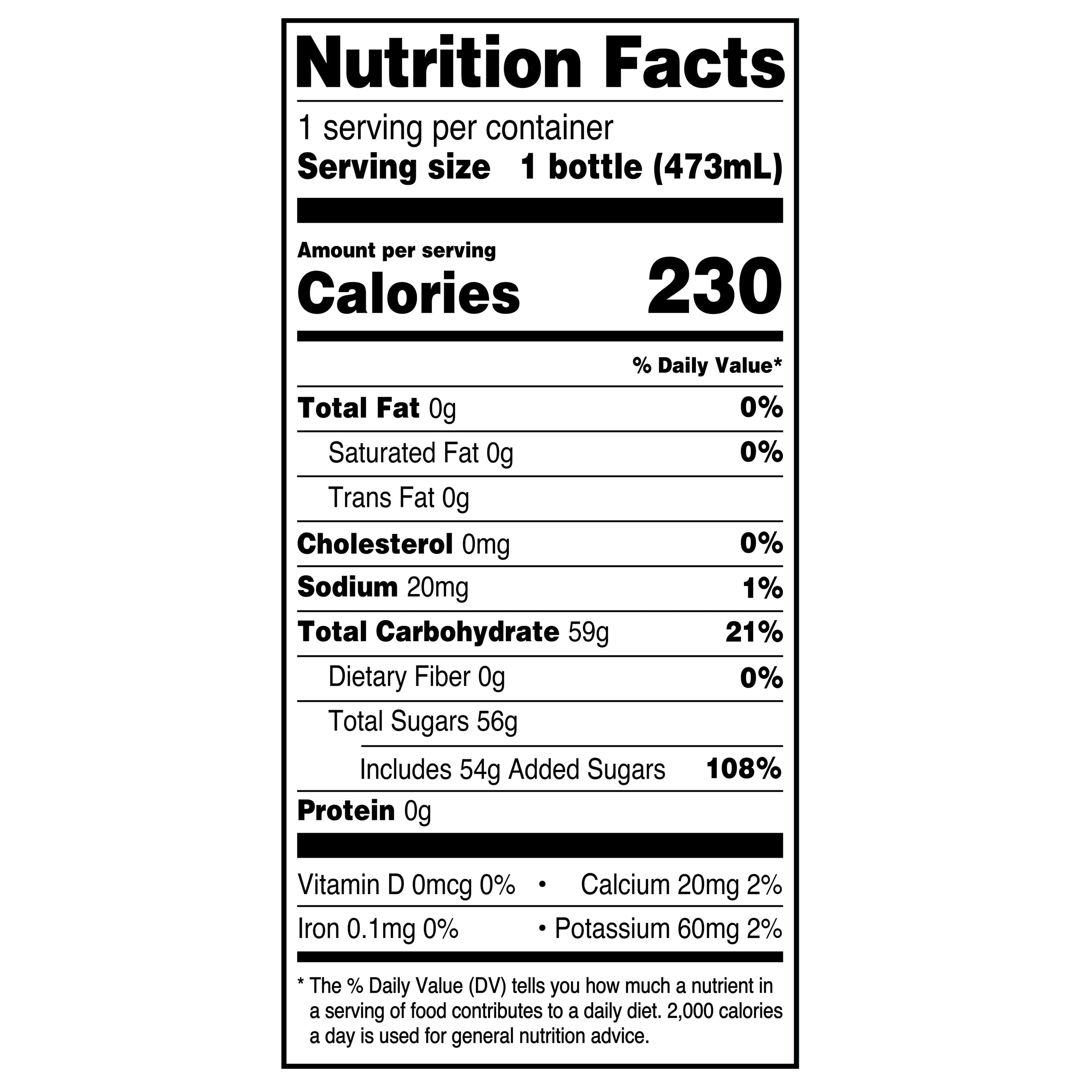 Great Value Classic Lemonade, 16 fl oz