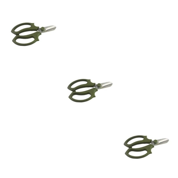 Inteprter Herramienta de tijeras, tijeras de plástico para flores, pelador de hojas de tallo, eliminación de rebabas, herramientas de corte Type3 NO3