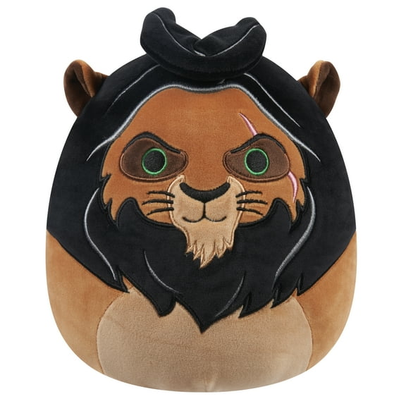 Squishmallows Original Disney 8 inch Scar - Child's Ultra Soft Stuffed Plush Toy