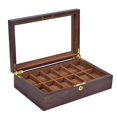 thumbnail image 3 of KLKCMS Watch Display Case Solid Watch Organizer for Tabletop Living Room Collectors 12 slot, 3 of 9