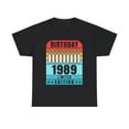 thumbnail image 2 of Vintage 1989 TShirt Women Limited Edition BDay 1989 Birthday Plus Size Clothing for Women, 2 of 7