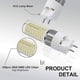thumbnail image 4 of 12w-avec Couvercle G12 Led Lámpara De Maíz 12w 16w 20w 100-277v Alternativa Aux Halognures Mtalliques Blanc Chaud 3000klampe Cdmt, 4 of 5