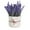 Purple, variant on MERILER Romantic Purple Lavender Artificial Potted Plant - Elegant Plastic Decor for Home Living Room