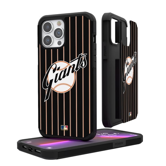 San Francisco Giants Primary Logo iPhone Pinstripe Cooperstown Design Rugged Case