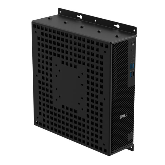 RackSolutions 135-B Wall Mount for Dell Pro Slim PCs, VESA 75/100 Compatible, Includes Mounting Hardware, Supports Flat Panel Displays