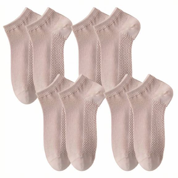 TELOLY 10Pairs Ankle Socks for Women,Cotton Womens No Show Socks Size 7-9,Low Cut Socks