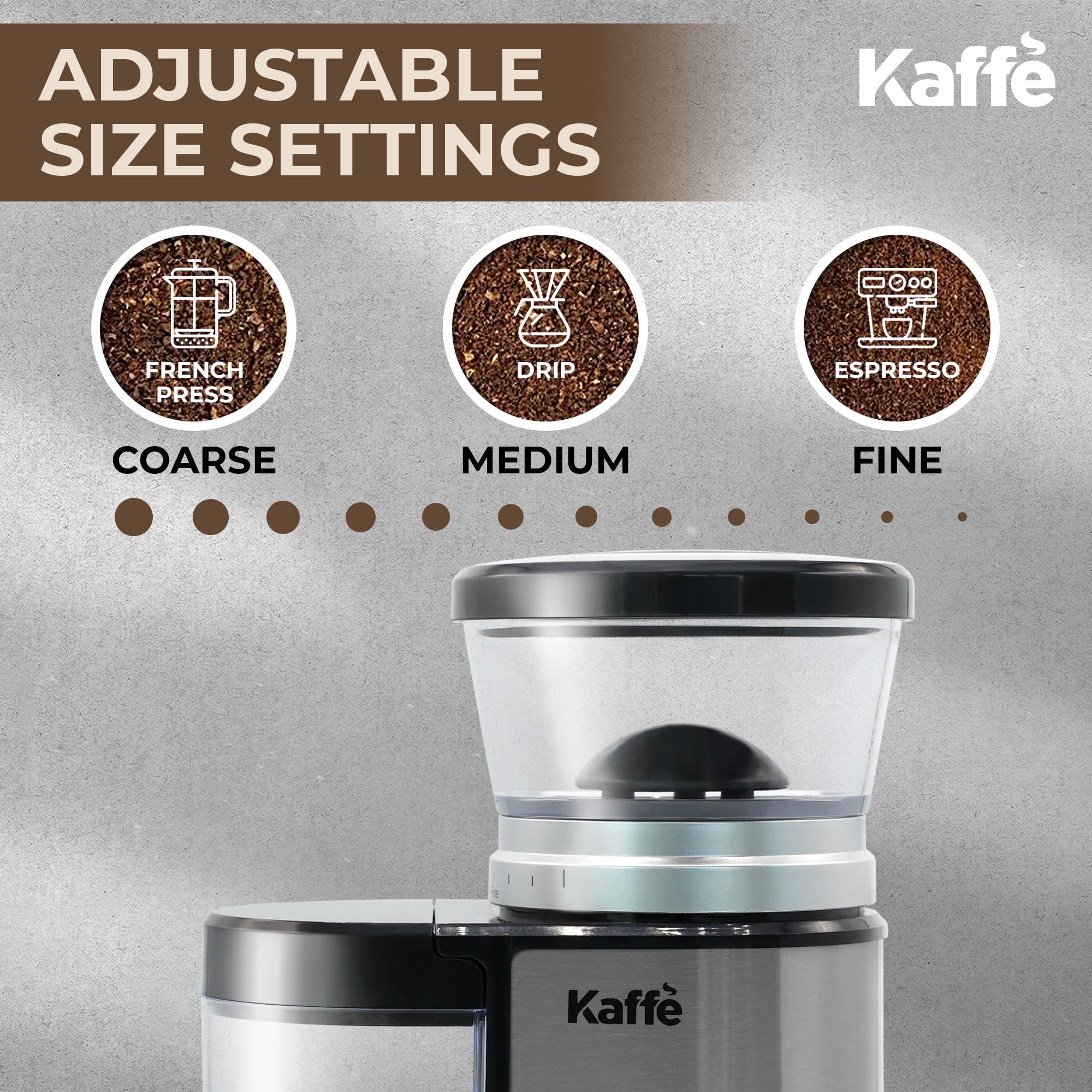 KF8022 Kaffe Burr Coffee Grinder – Kaffe Products