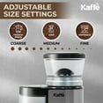 thumbnail image 2 of Kaffe Burr Coffee Grinder 20 Cup, Stainless Steel, Stealth Motor w/ Cleaning Brush, 2 of 7